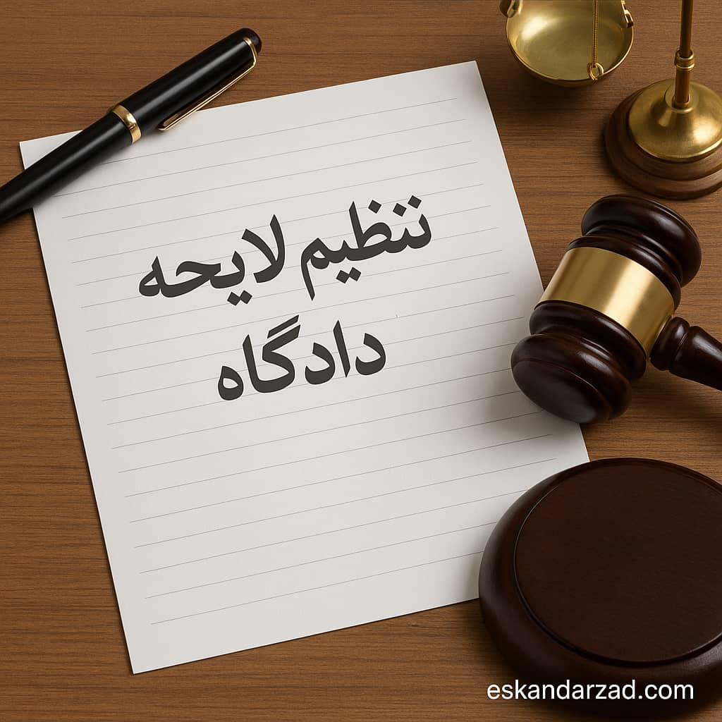 تنظیم و نگارش لایحه برای دادگاه